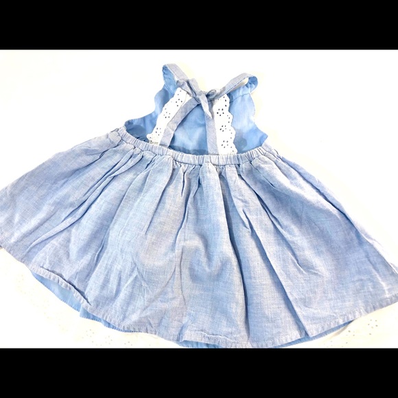 H&M Toddler Girl Blue Summer Dress - Picture 2 of 2